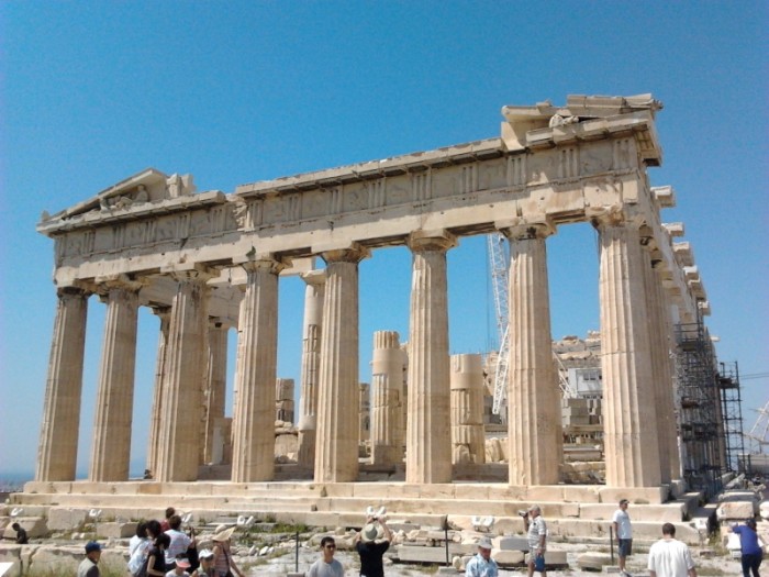 The Parthenon of the Acropolis of Athens