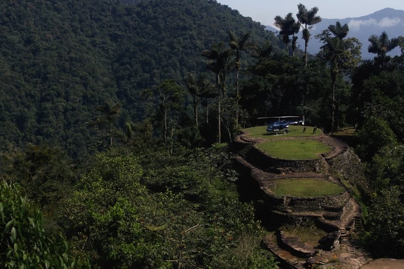 Ciudad Perdida - View from helicopter