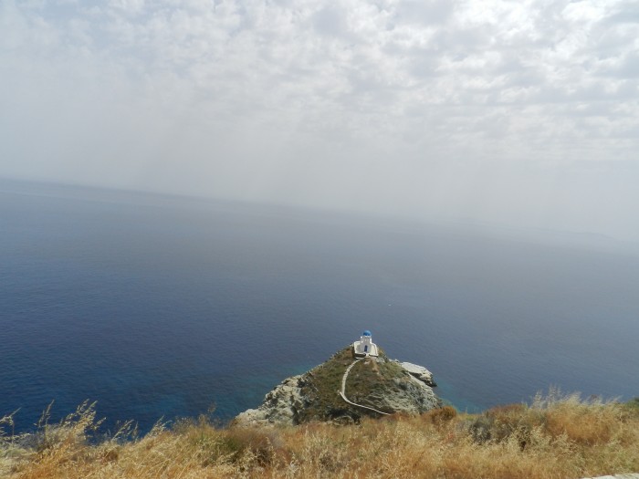 An isolated chapel in Sifnos island. June 2014