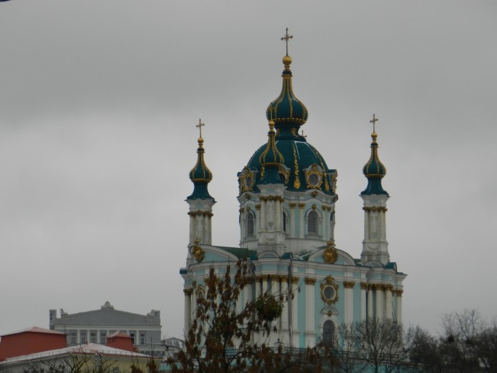 St. Andrew's Church in Andriivski District, Kiev