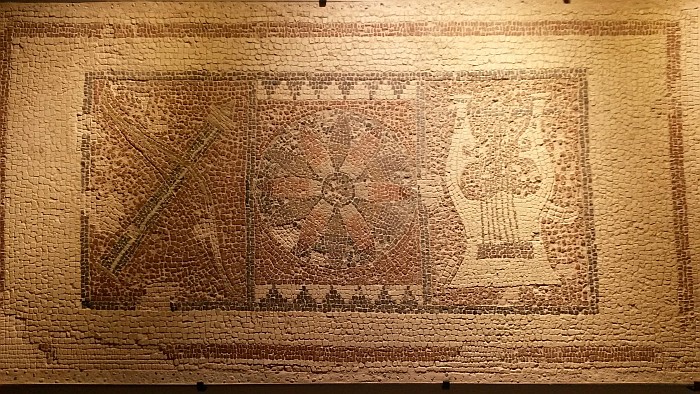 Original Mosaic of the Temple of Apollo in Letoon World Heritage Site