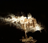 Admire the beautiful formations of Cave of the Winds Colorado