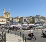 The marina of Bastia