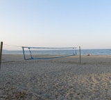 The sandy beaches of East Corsica