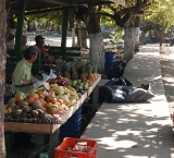 Fruit stall in Puerto Viejo