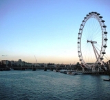 Sunrise around the London Eye