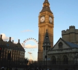 The London Eye and the Big Ben