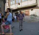 Life in the street, just some steps away from new President Palace in Tbilisi