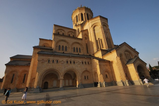 Tsminda Samba (Holy Trinity) cathedral build in 2004, Tbilisi