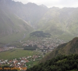 Kazbegi, last town before Russian border