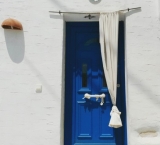 Greek doors are always aesthetics. Paros