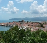 View of Pythagoreion, Samos from uphill