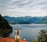 Lake Como Italy during the spring