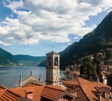 The towns around Lake Como Italy are quite compact