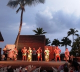 Dancing show during the Lu’au