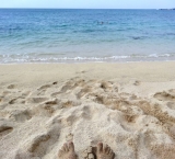 The perfect White-Sand beach of the Big Island Hawaii