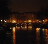 Amsterdam during the night
