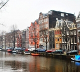 Walking along the canals is a must in Amsterdam