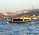 Boat going to the Asian part of Istanbul