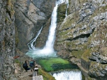 Beautiful Waterfall Savica