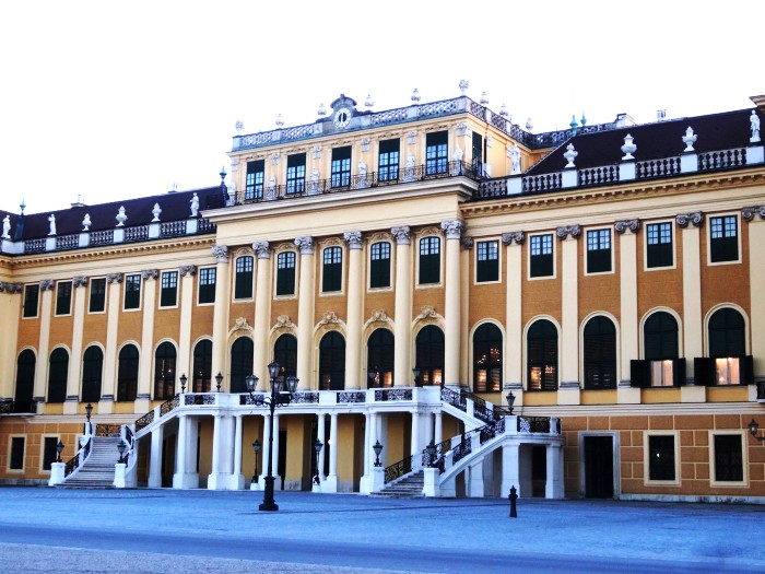 Detail of Schonbrunn Palace Vienna