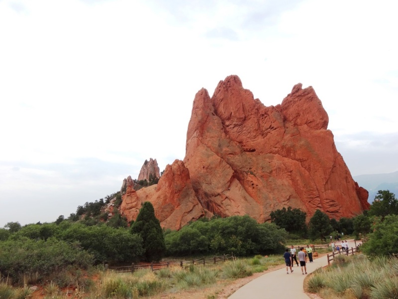 Entering The Garden of The Gods Colorado