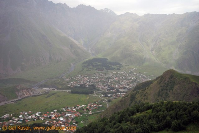 Kazbegi, last town before Russian border