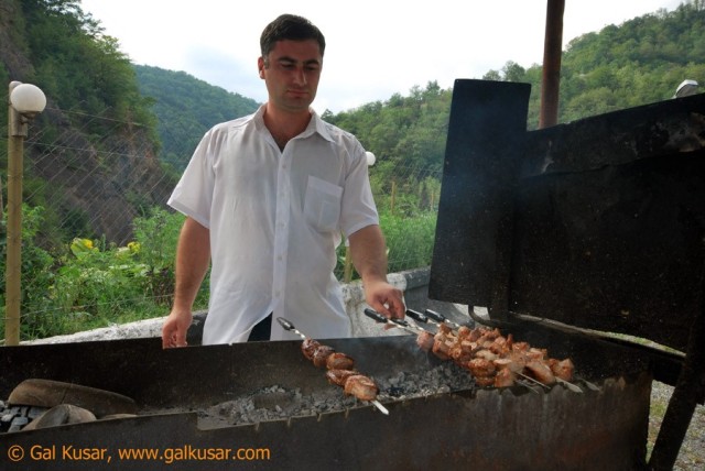 Shashlic (chicken skewers)