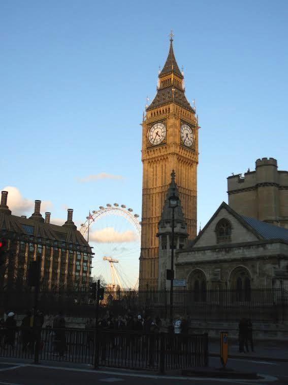 The London Eye and the Big Ben