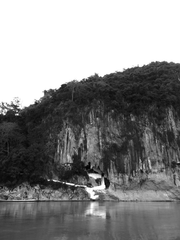 Buddha temple form the boat