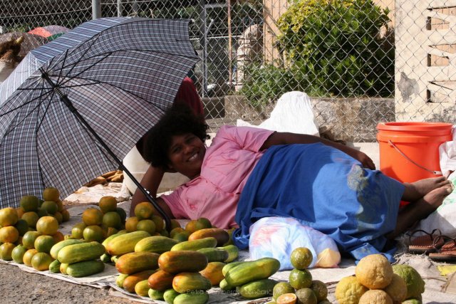 Everyday work on local market Suva