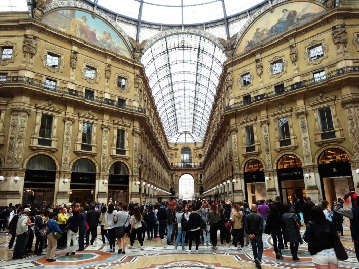 Go shopping at Galleria Vittorio Emanuele II