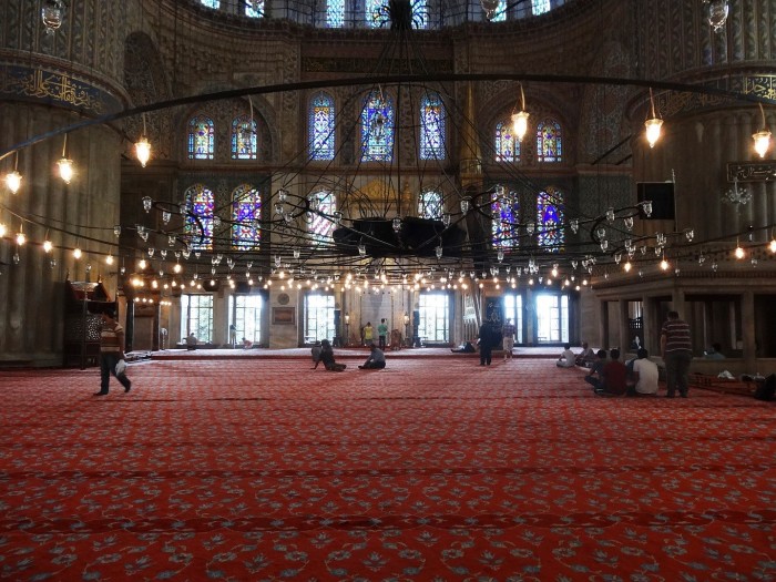 Inside the Blue Mosque