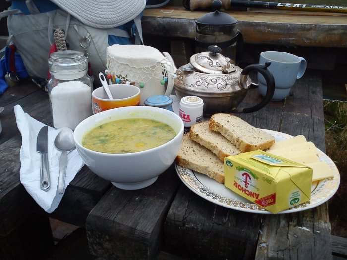 Recovering at the abriachan campsite