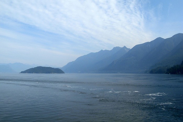 Scenery from a ferry ride to an island