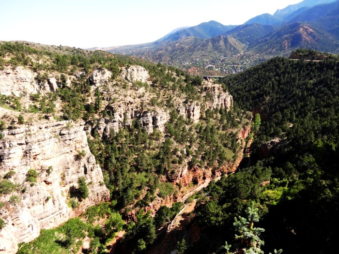 The Cave of the Winds is located in the Pikes Peak