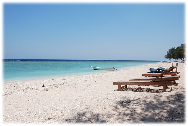 White beaches Bali