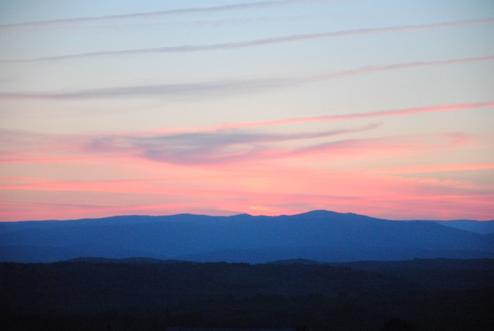 A nice sunset in Ardèche