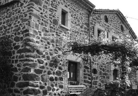 A typical house in Ardèche