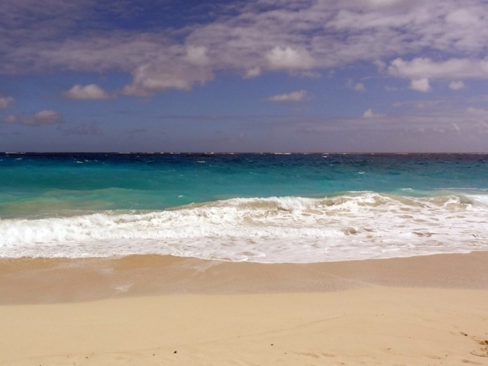 All beaches on Barbados look like that.