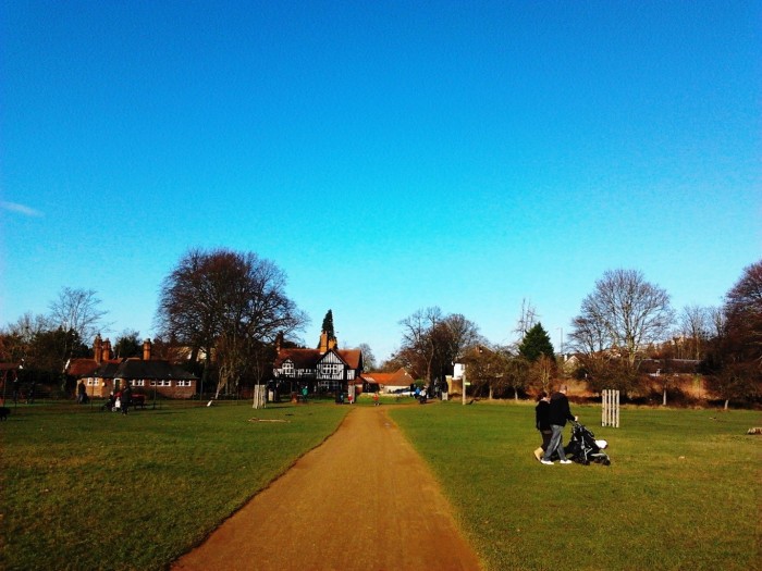 Entering Richmond Park London