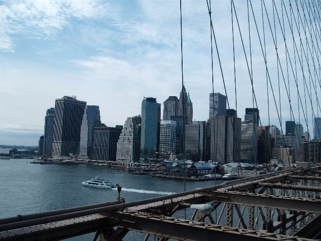 Taking a walk on Brooklyn Bridge