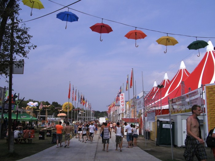Decorations at Sziget festival