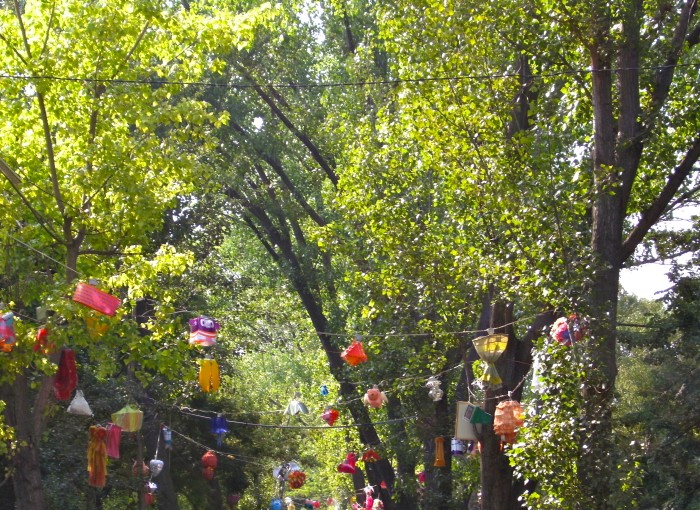 Decorations at Sziget festival