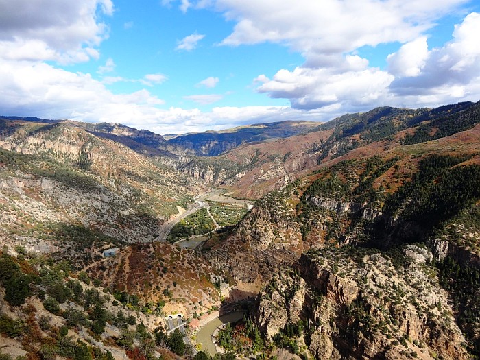 The Glenwood Springs Canyon