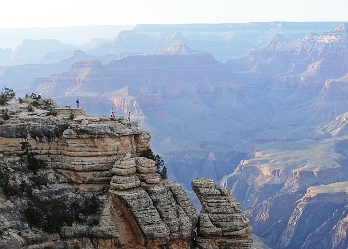 The Great Canyon National Park offers unbelievable views