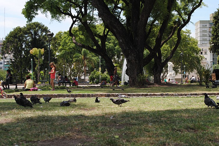 one of numerous parks in the city