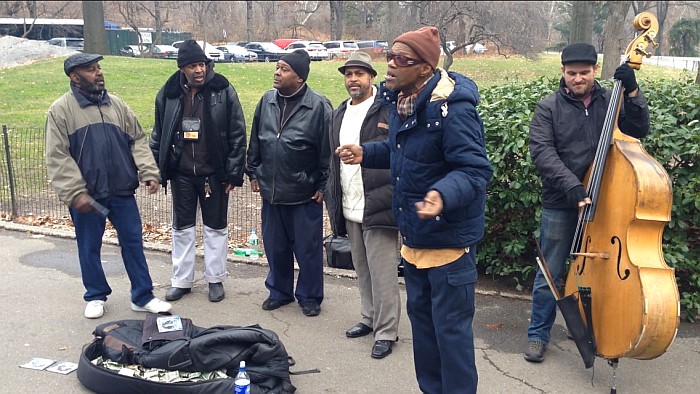 On my way to Central Park, this group and their “a Capella” voices just made my walk to Central Park amazing!