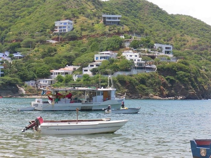 Taganga, fisher village. Caribbean coast.