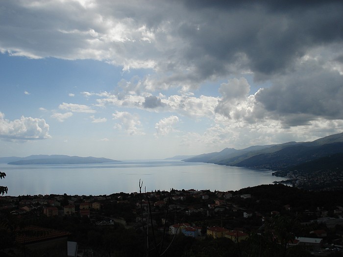 View from the church to the islands and the sea